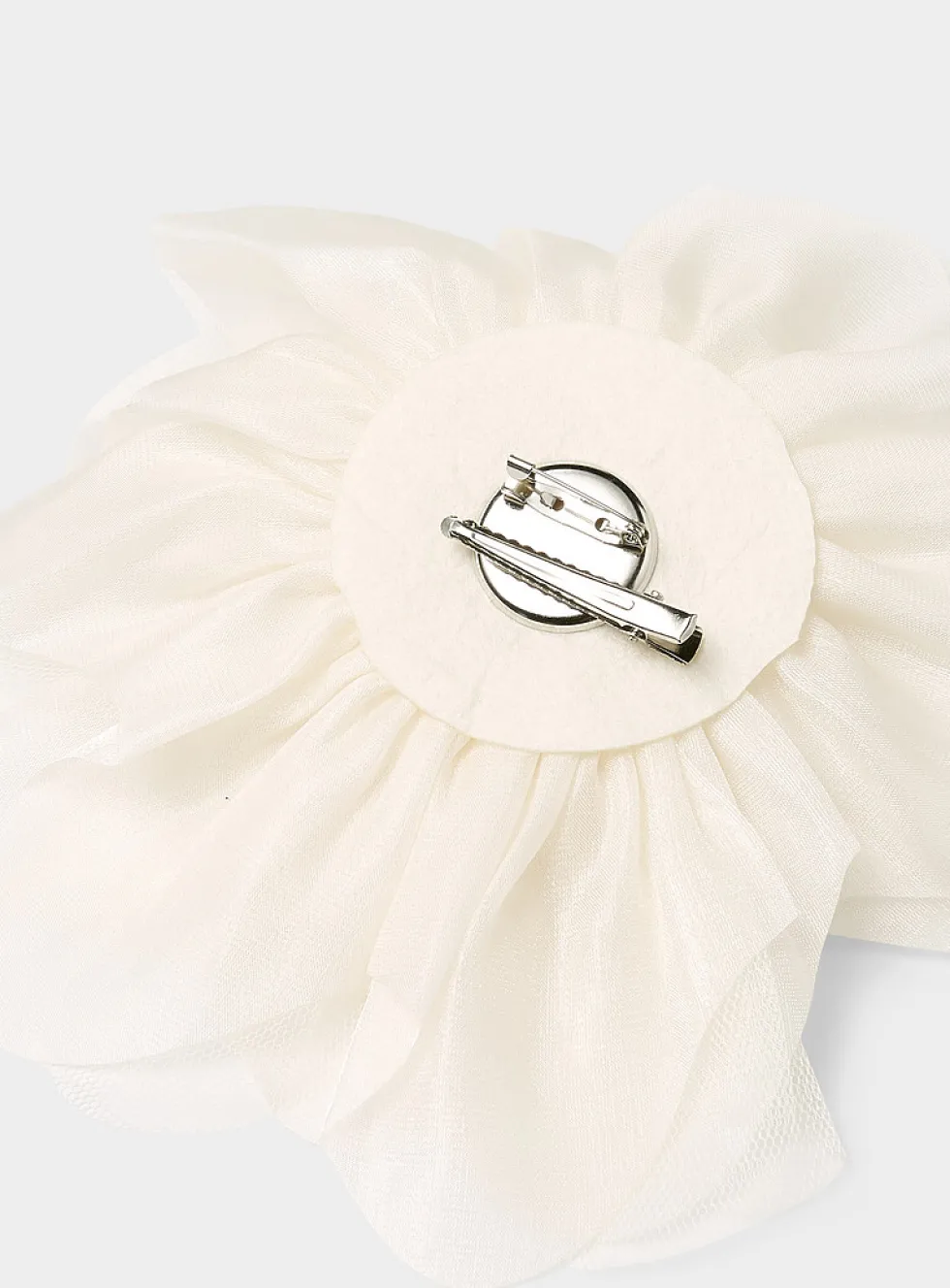Mesh oversized flower clip