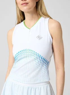 Metal signature sporty top