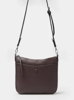 Metallic detail crossbody bag
