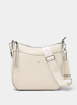 Metallic detail crossbody bag