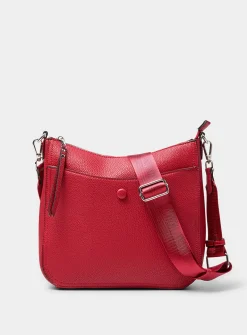 Metallic detail crossbody bag