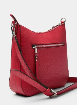 Metallic detail crossbody bag