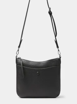 Metallic detail crossbody bag