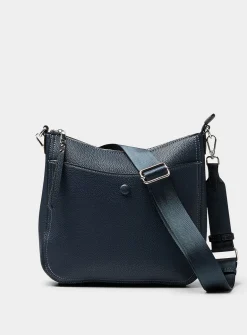 Metallic detail crossbody bag