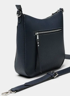 Metallic detail crossbody bag