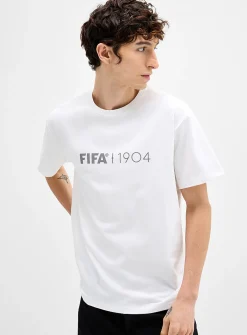 Metallic FIFA print T-shirt