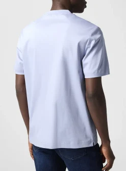 Metallic monogram cotton T-shirt