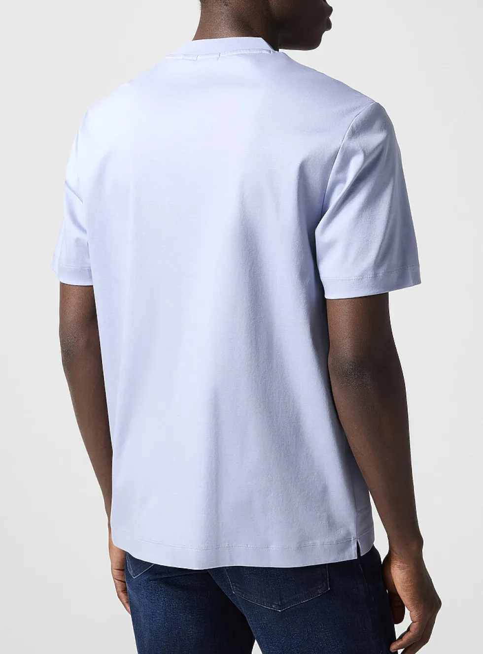 Metallic monogram cotton T-shirt