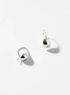 Metallic teardrop earrings
