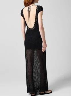 Metaya crocheted maxi dress