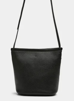 Mia small textured bucket bag