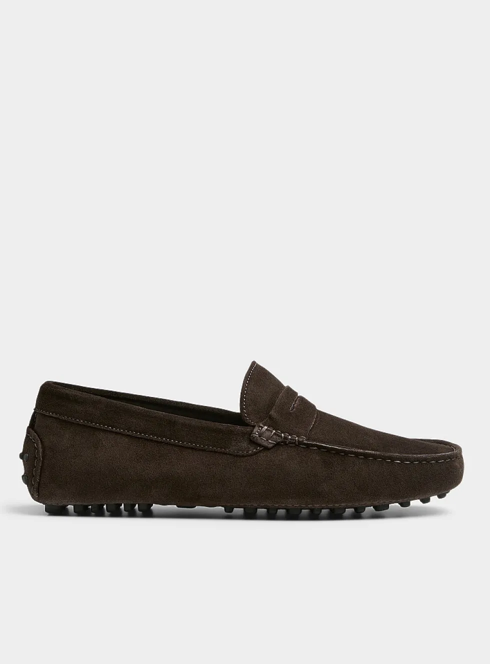 Michael brown suede loafers