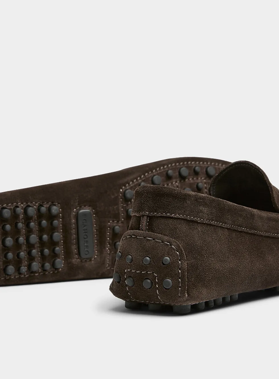 Michael brown suede loafers