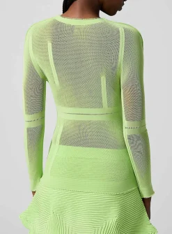 Micromesh second-skin top