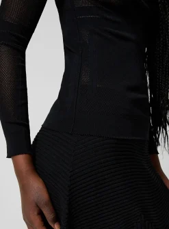 Micromesh second-skin top