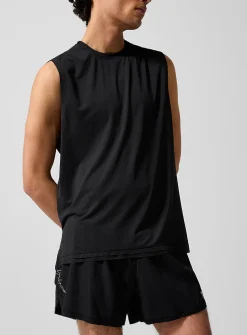 Micro-perforated ultra-lightweight muscle tee