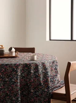 Midnight garden tablecloth