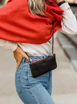 Milano leather crossbody mini-bag
