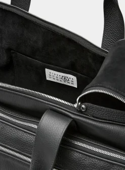 Miles leather weekender bag