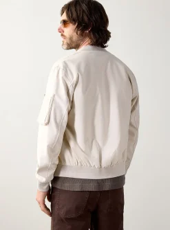 Millem linen bomber jacket