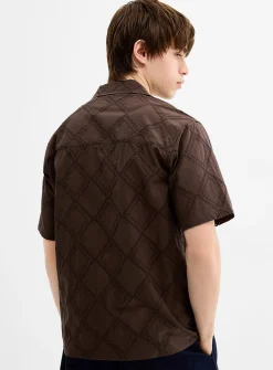 Milo diamond embroidery shirt