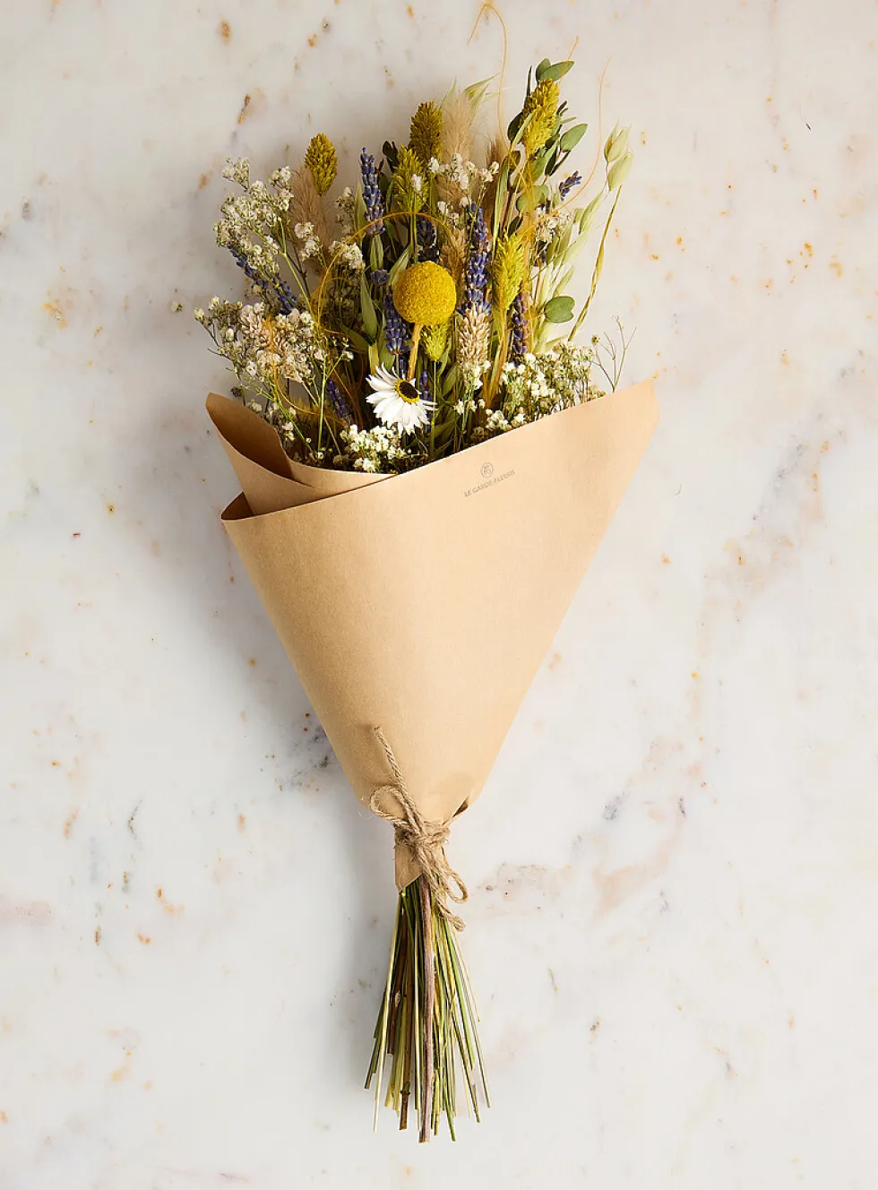 Milo dried flower bouquet
