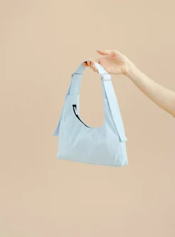 Mina nylon baguette bag
