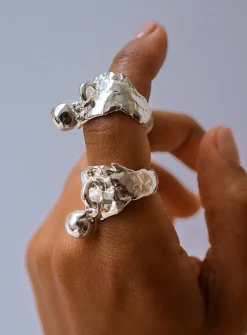 Mineral Aegis sterling silver ring