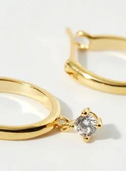Mini crystal earrings