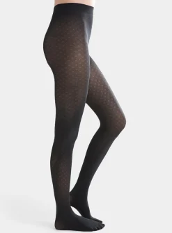 Mini diamond opaque tights