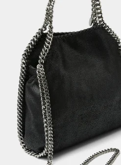 Mini Falabella faux-leather chain handbag