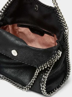Mini Falabella faux-leather chain handbag