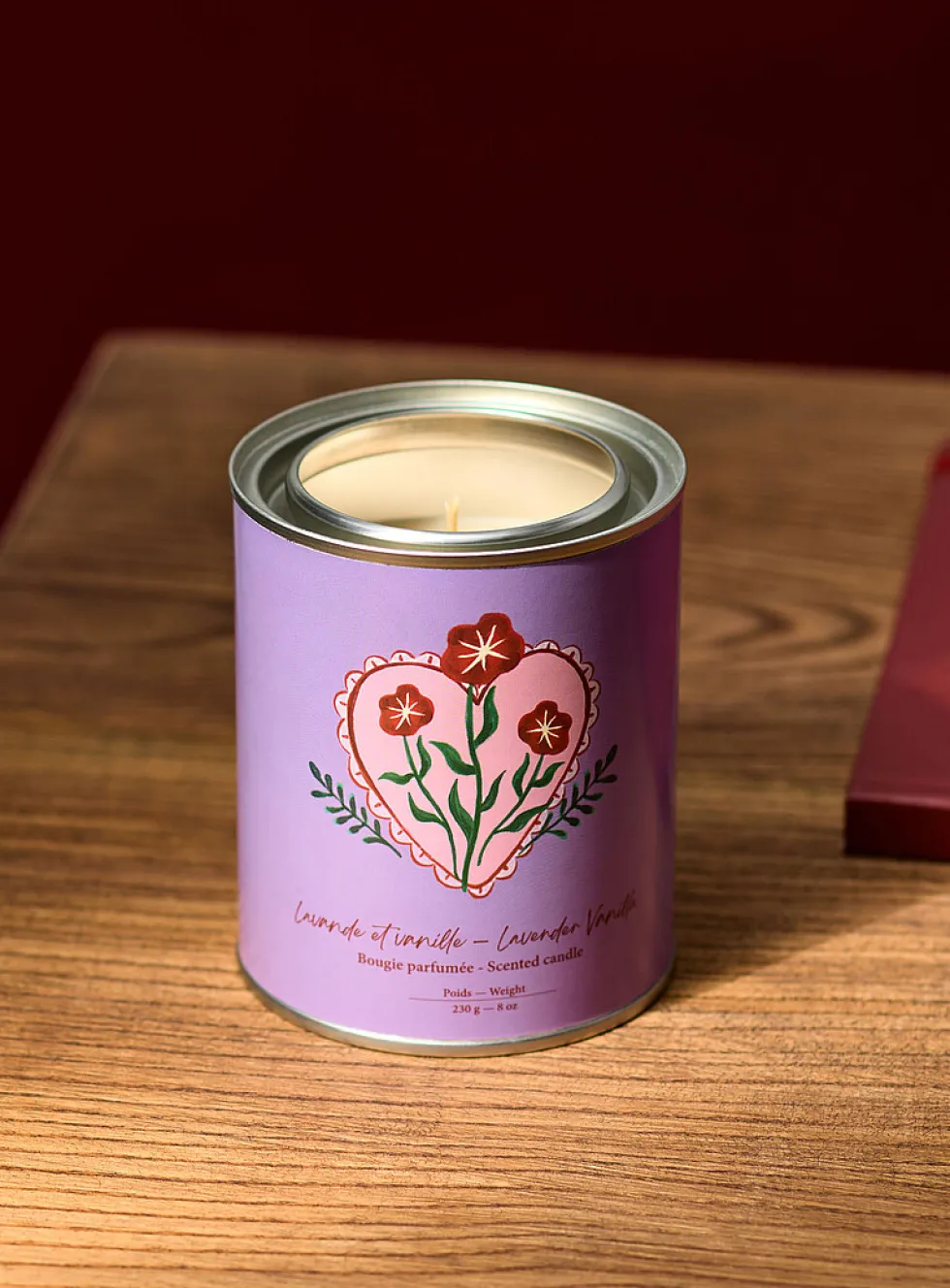 Mini paint can scented candle