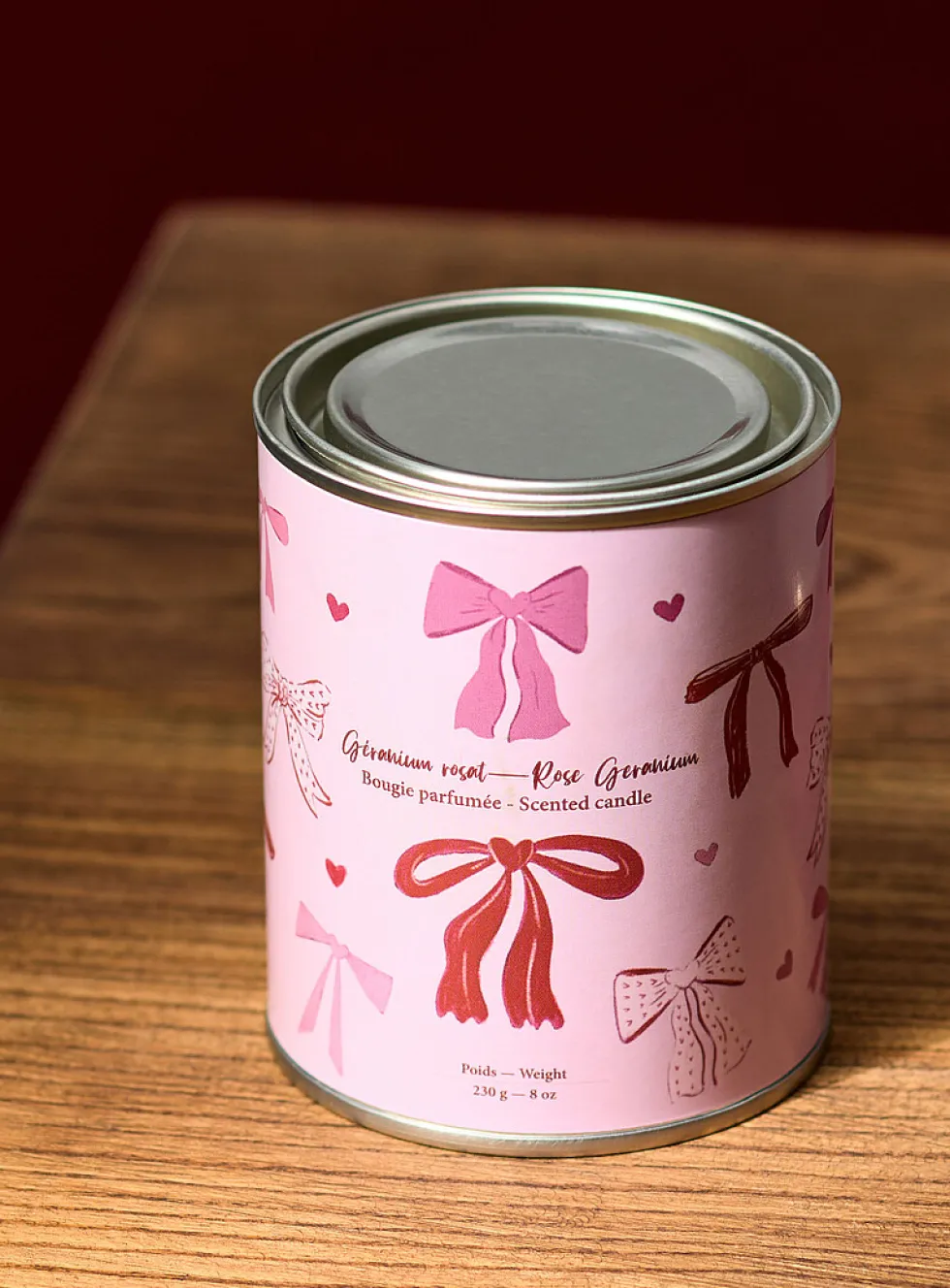 Mini paint can scented candle