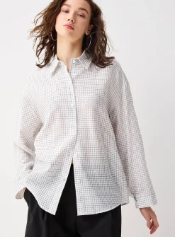 Mini-check shirt