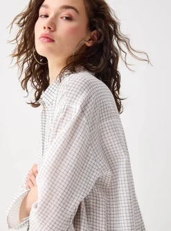 Mini-check shirt