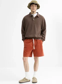 Mini-corduroy easy short