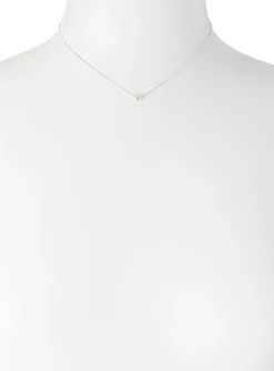 Mini-heart silver chain
