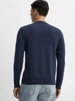 Minimalist crew-neck sweater