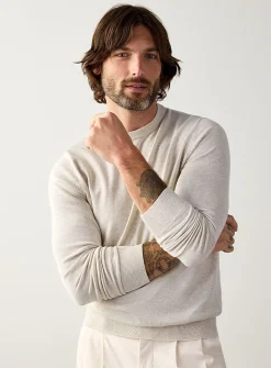 Minimalist crew-neck sweater