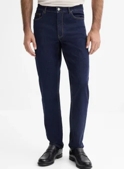 Minimalist dark-blue jean