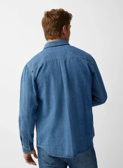 Minimalist denim shirt