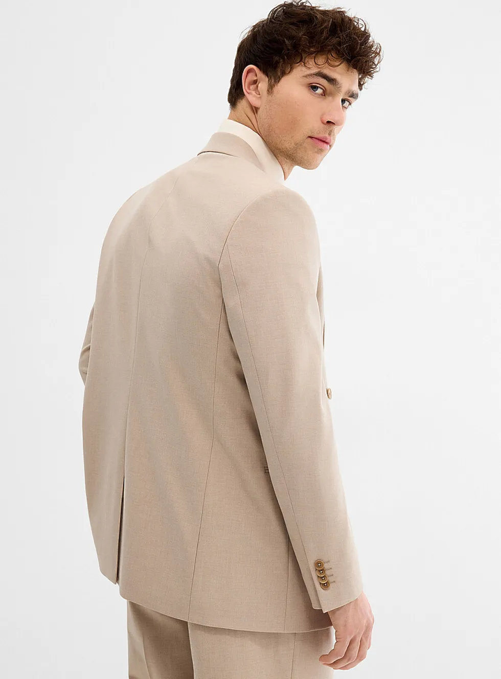 Minimalist double-breasted blazer