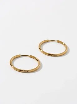 Minimalist fine hoops