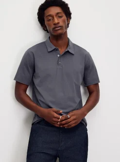 Minimalist jersey polo