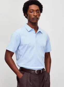 Minimalist jersey polo