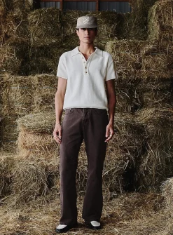 Minimalist knit polo