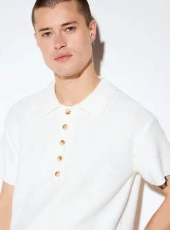 Minimalist knit polo