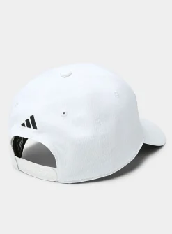 Minimalist logo semi-structured cap