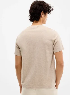 Minimalist piqué jersey T-shirt
